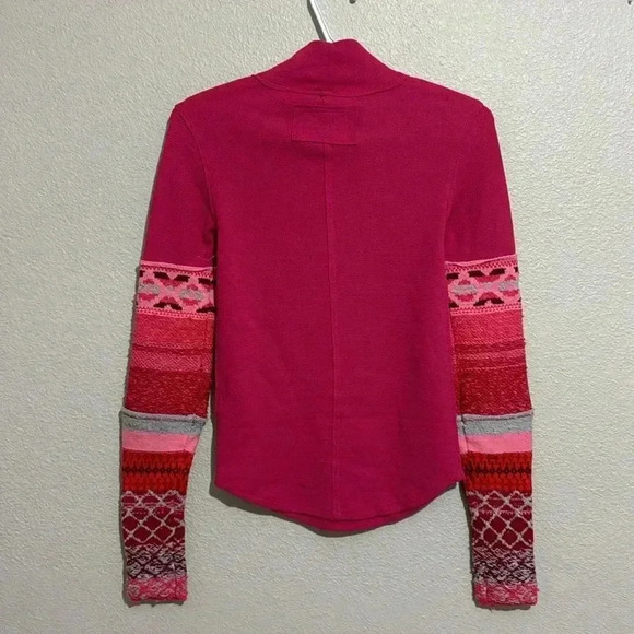 Free people We The Free All Too Well Cuff Waffle Thermal Long Sleeve Top - Picture 6 of 7